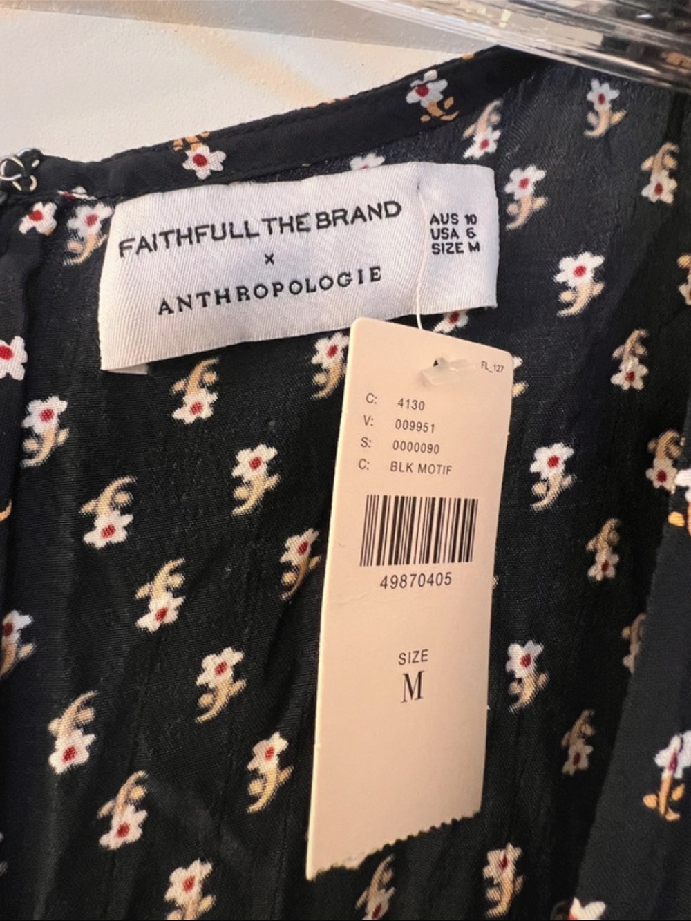 Anthropologie x Faithfull the Brand Fresa Boho Dress Size 6 NWT - Picture 6 of 10